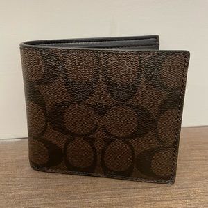 Men’s leather Coach wallet!